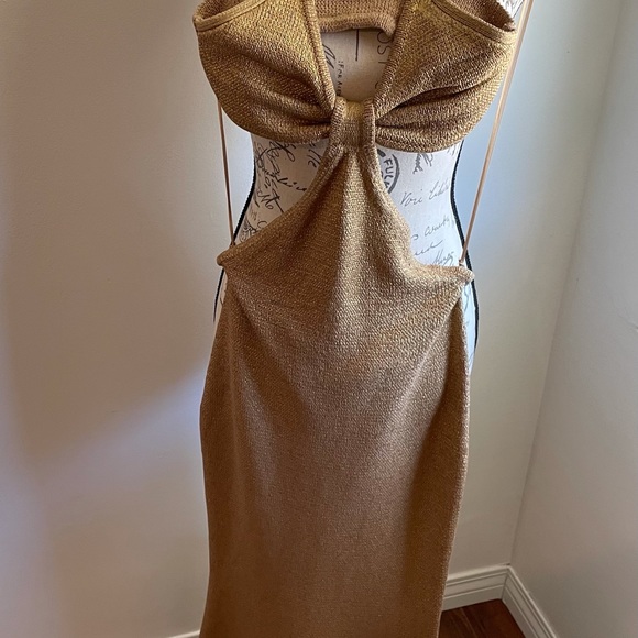Cult Gaia Serita Dress Gold - Picture 6 of 13